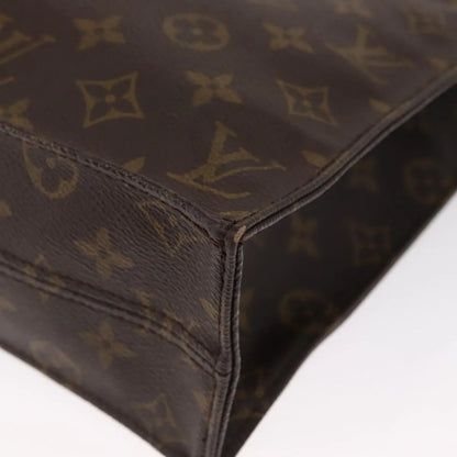 Louis Vuitton Sac Plat Monogram, Brown, Canvas, Tote Bag