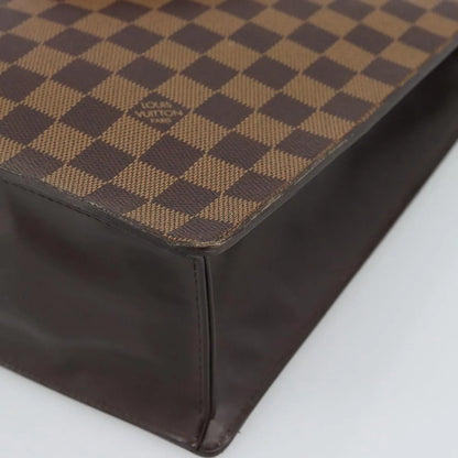Louis Vuitton Venice Sac Plat Damier, Brown, Canvas, Tote Bag