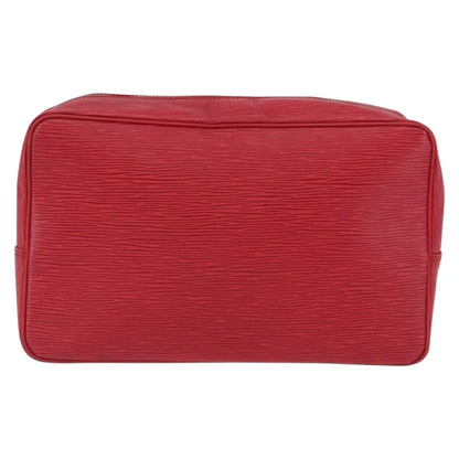 Louis Vuitton Trousse Toiletry Monogram Canvas, Red, Leather, Clutch