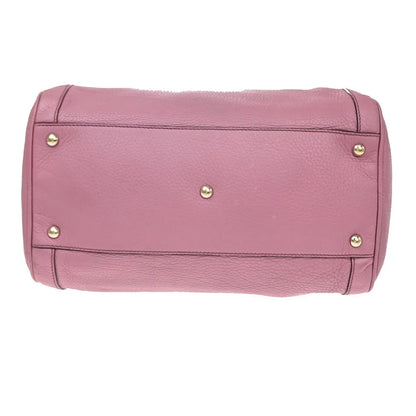 Gucci Soho Boston Leather, Pink, Leather, Handbag
