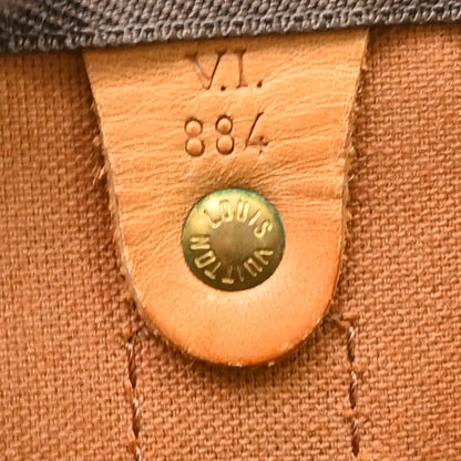 Louis Vuitton Keepall Monogram, Brown, Canvas, Travel Bag