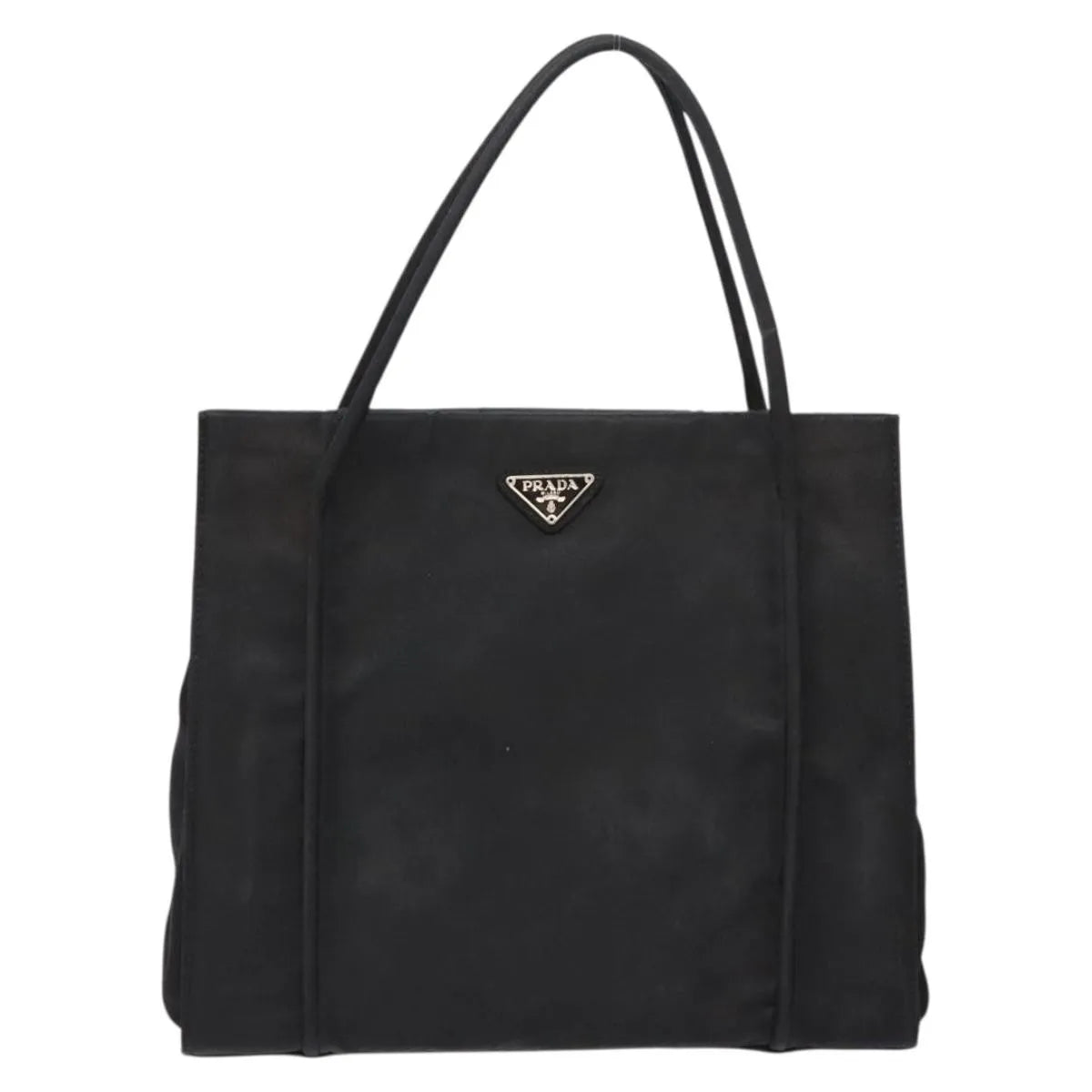 Prada cabas tessuto nylon, Black, Nylon, Handbag