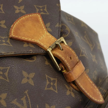 Louis Vuitton Vintage Montsouris Monogram Canvas, Brown, Canvas, Backpack