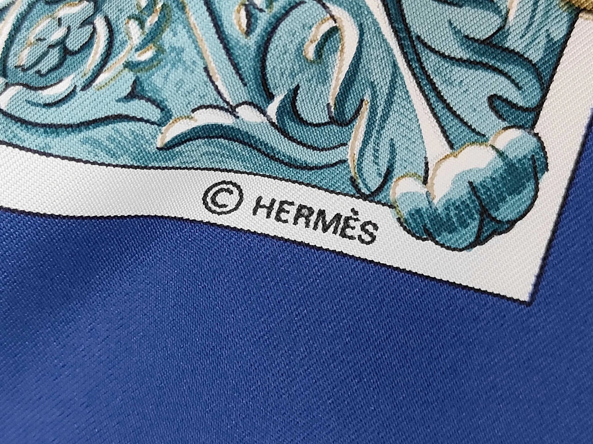 Hermes Carré 90 Silk multicolor, Multicolour, Silk, Scarf