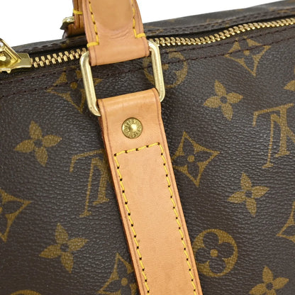 Louis Vuitton Keepall Monogram Canvas, Brown, Canvas, Travel Bag