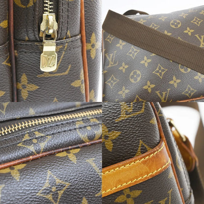 Louis Vuitton Reporter Monogram Canvas, Brown, Leather, Shoulder Bag