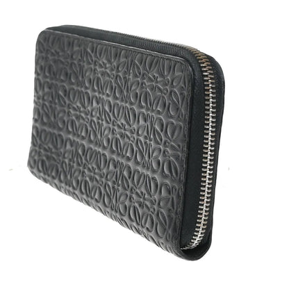 Loewe Anagram Leather, Black, Leather, Wallet