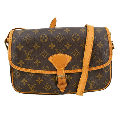 Louis Vuitton Sologne Monogram Canvas, Brown, Canvas, Shoulder Bag