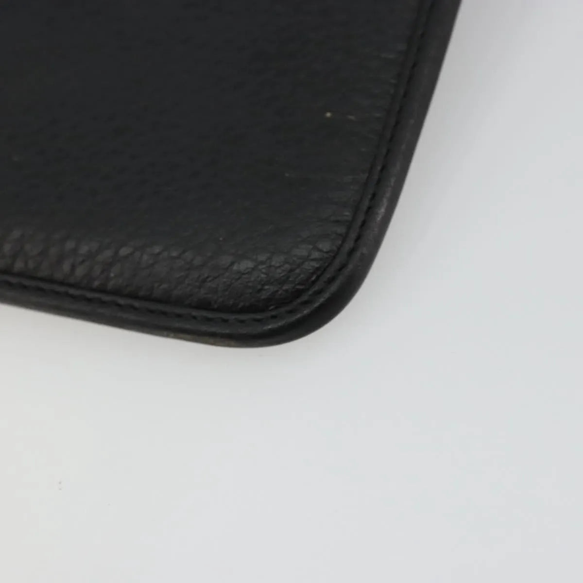 Christian Dior Vintage Chain Flap Leather, Black, Leather, Shoulder Bag