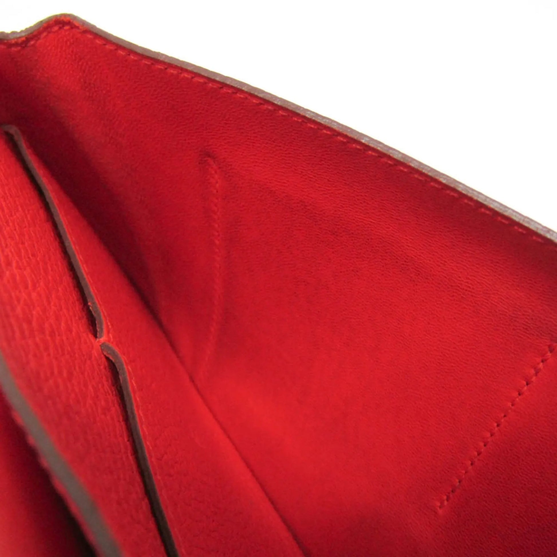 Hermes Dogon Duo Combined Leather, Red, Leather, Wallet