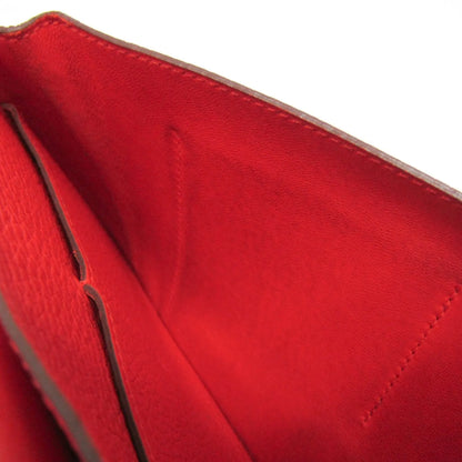 Hermes Dogon Duo Combined Leather, Red, Leather, Wallet