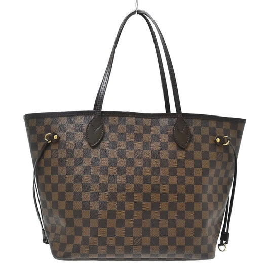 Louis Vuitton Neverfull Damier, Brown, Canvas, Tote Bag