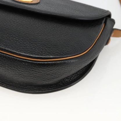 Christian Dior CD Shoulder bag Leather, Black, Leather, Shoulder Bag