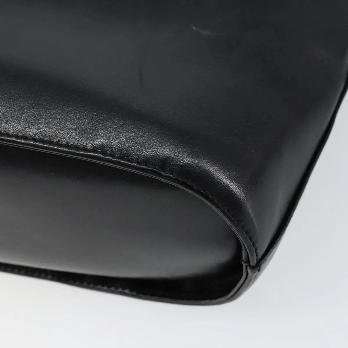 Salvatore Ferragamo Vintage Leather, Black, Leather, Handbag
