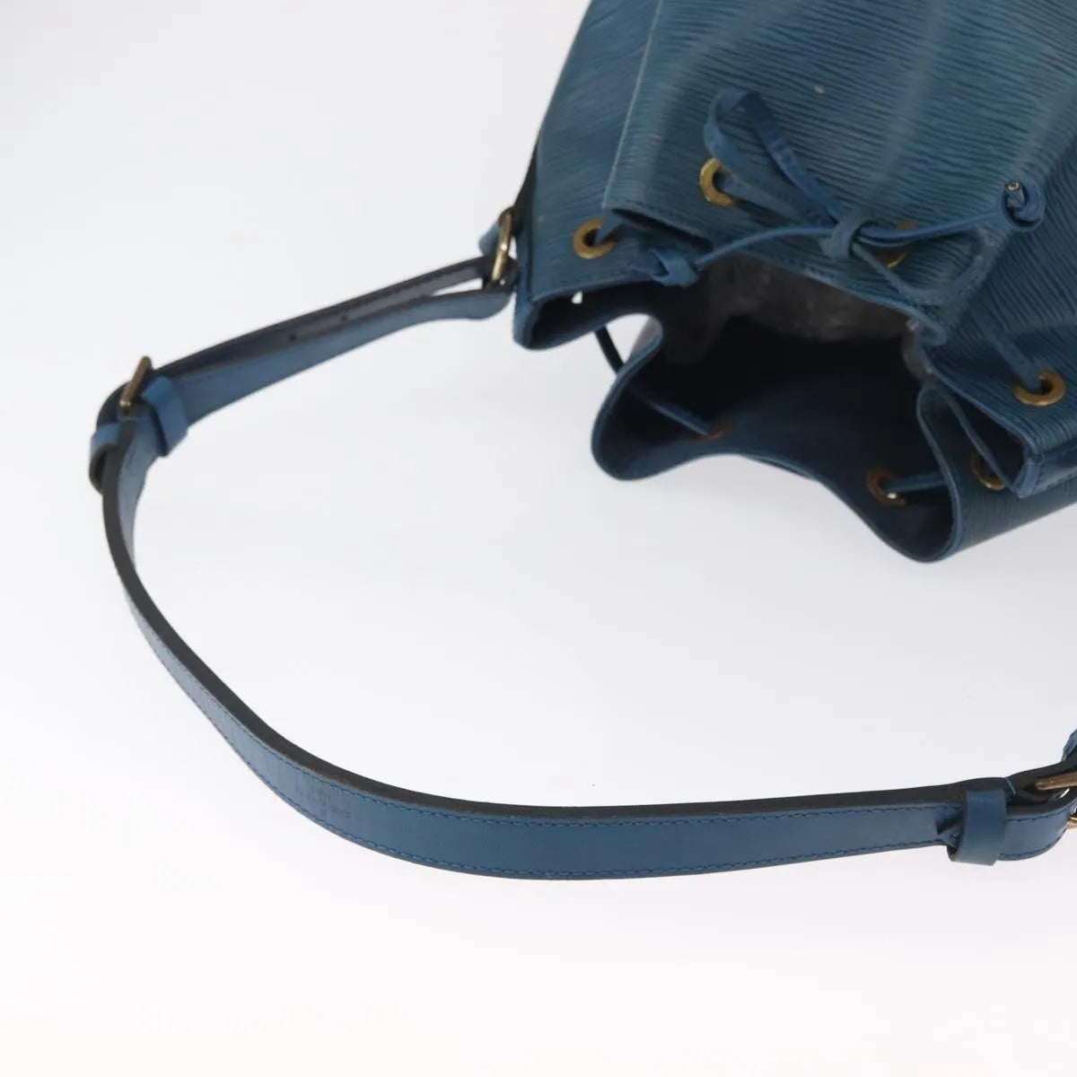 Louis Vuitton Petit Noe Epi Leather, Blue, Leather, Shoulder Bag