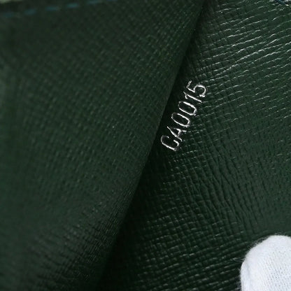 Louis Vuitton Selenga Pochette Taiga Leather, Green, Leather, Clutch