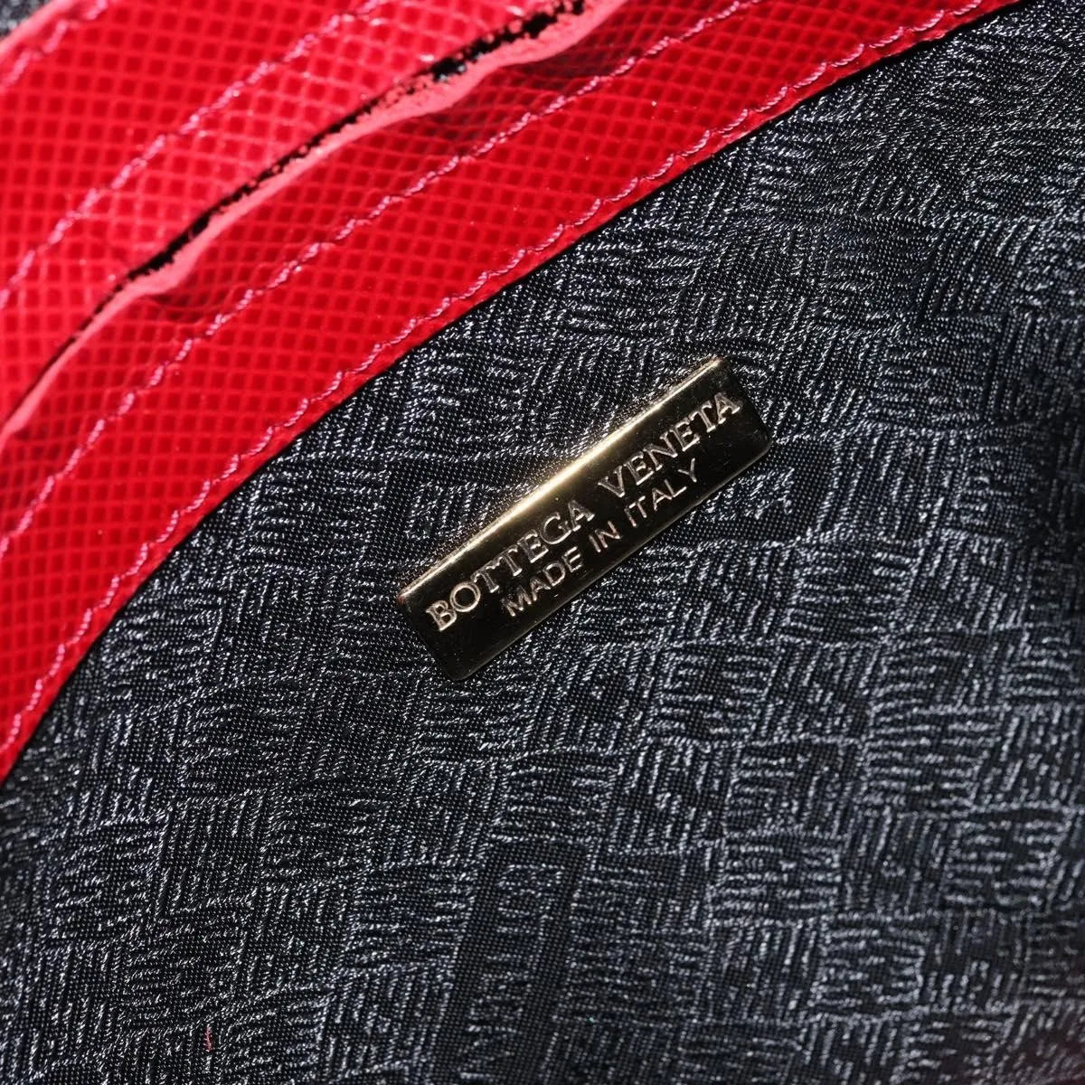 Bottega Veneta Vintage Leather, Red, Leather, Handbag