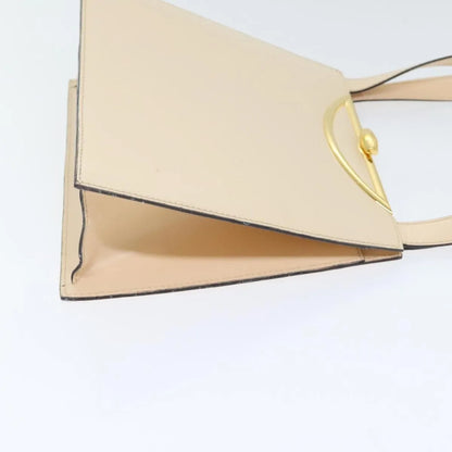 Celine vintage Leather, Ecru, Leather, Handbag