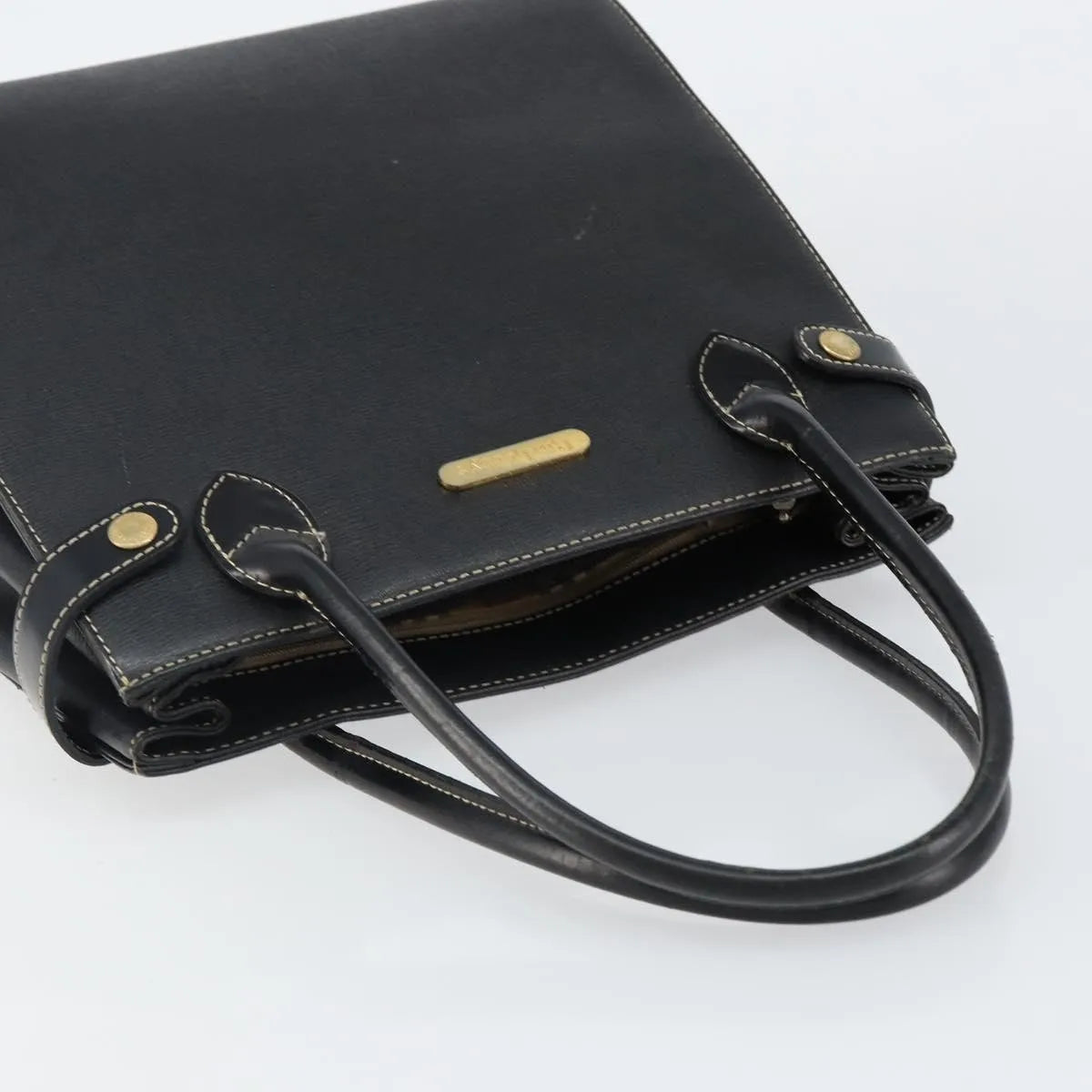 Burberry Vintage Leather, Black, Leather, Handbag