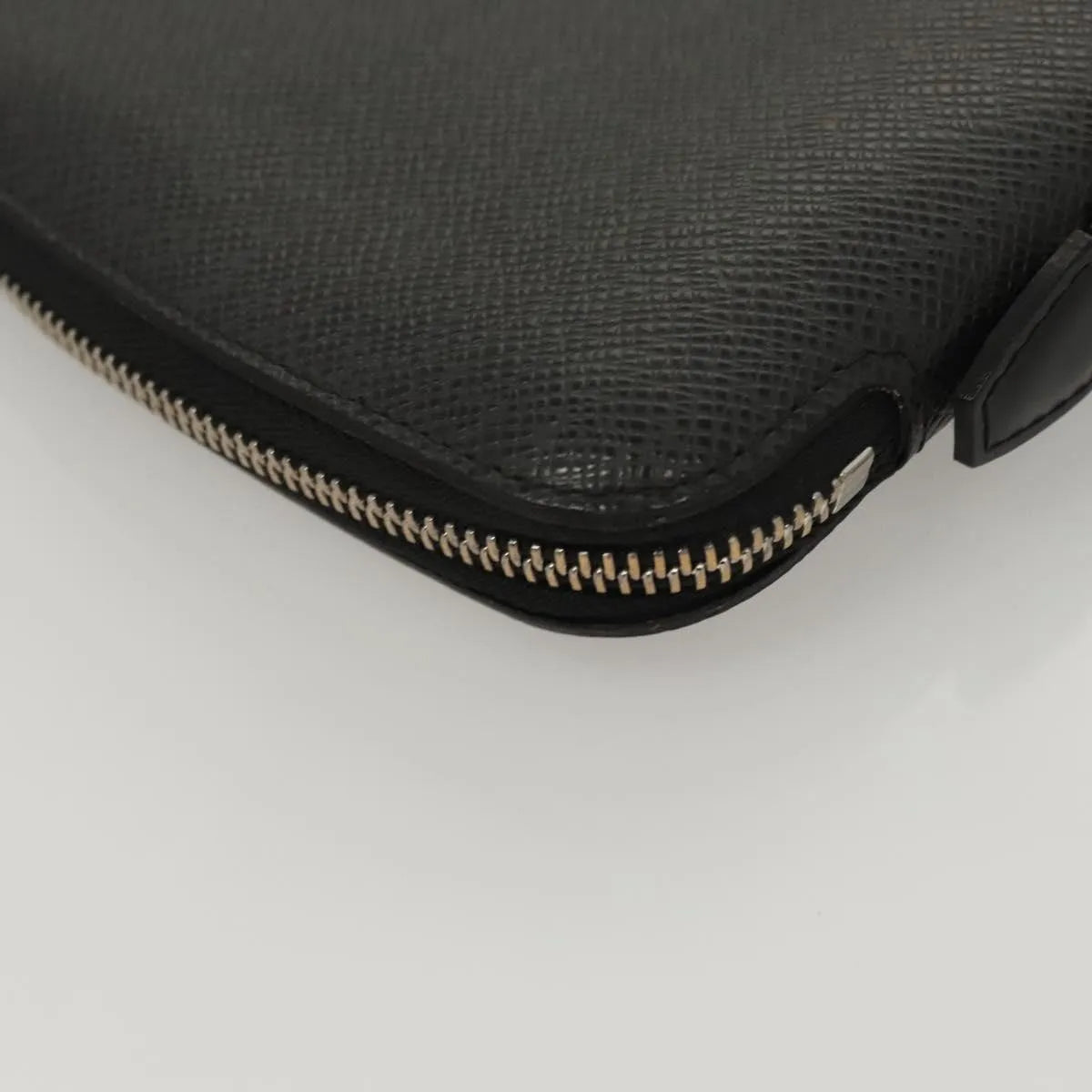 Louis Vuitton Atoll Organizer Taiga Leather, Gray, Leather, Wallet