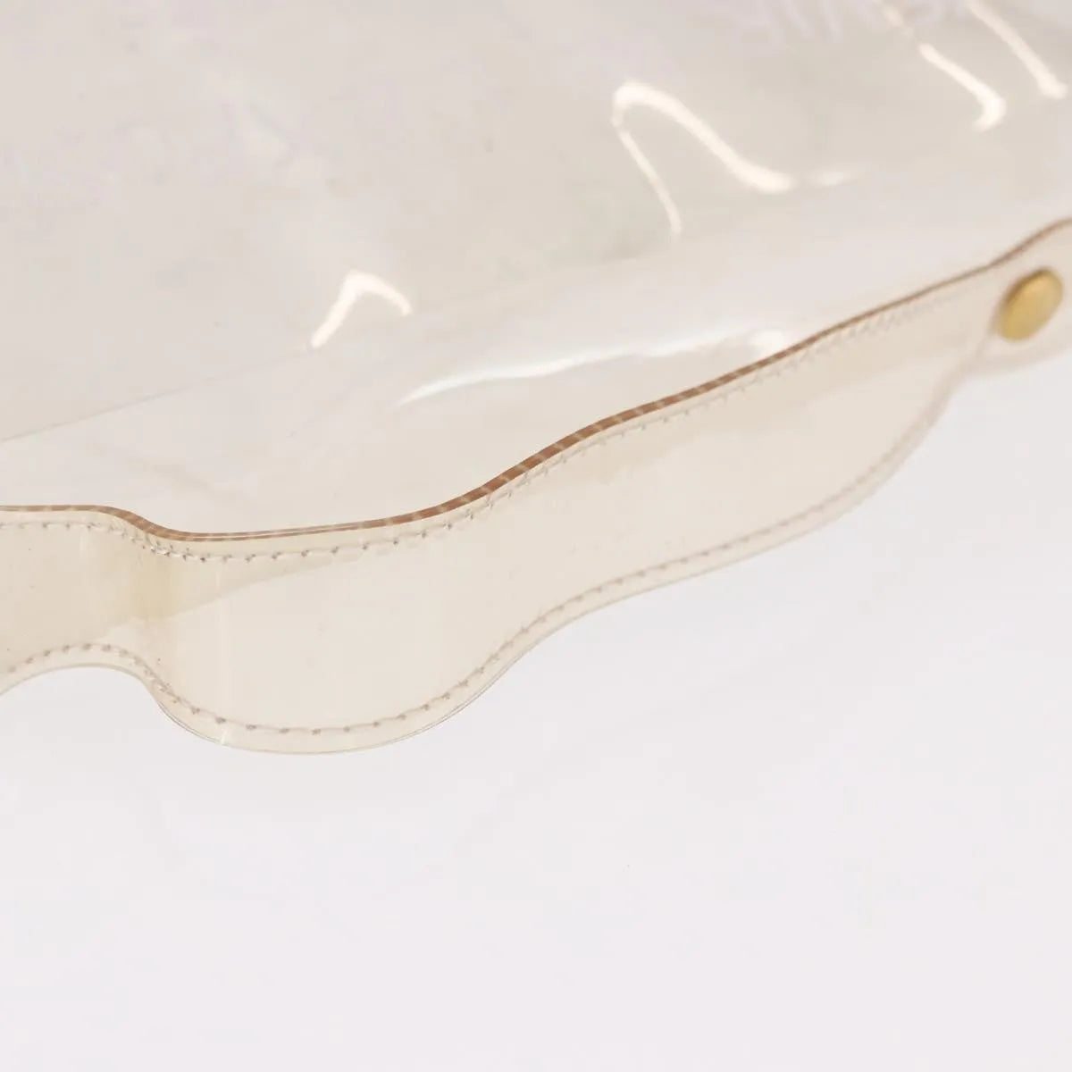 Hermes Kelly Vinyl, Clear, Plastic, Handbag