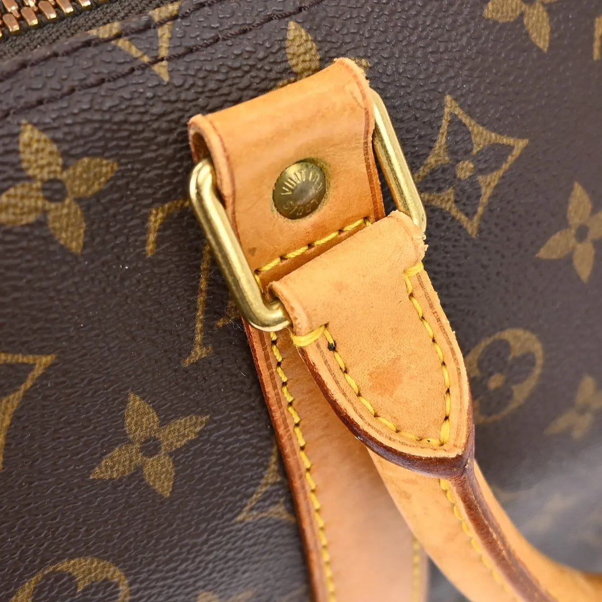 Louis Vuitton Keepall Monogram Canvas, Brown, Canvas, Travel Bag