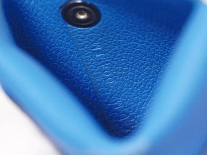Hermes Bastia Coin Purse Leather, Blue, Leather, Wallet