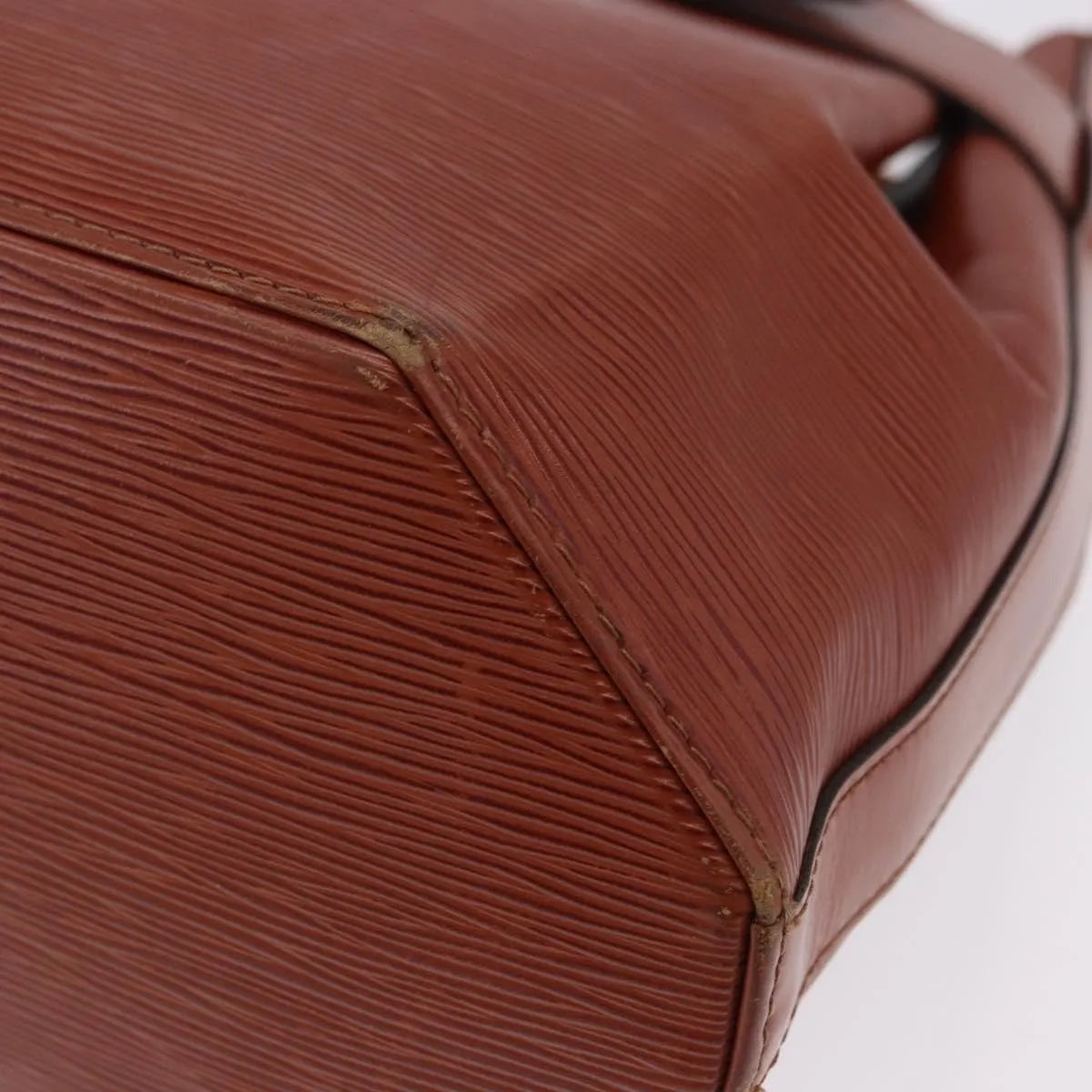 Louis Vuitton Vintage Sac d'Epaule Handbag Epi, Brown, Leather, Shoulder Bag