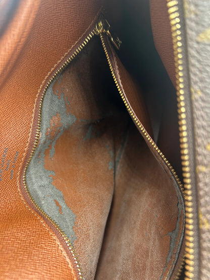 Louis Vuitton Boulogne Monogram Canvas, Brown, Canvas, Handbag