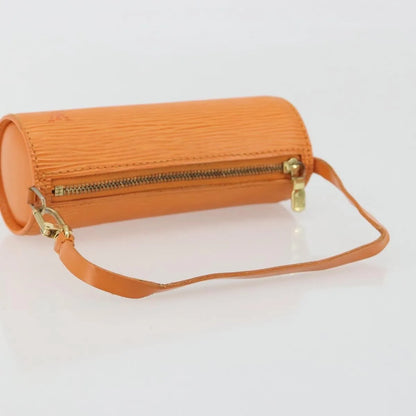 Louis Vuitton Soufflot Pochette Epi Leather, Orange, Leather, Clutch
