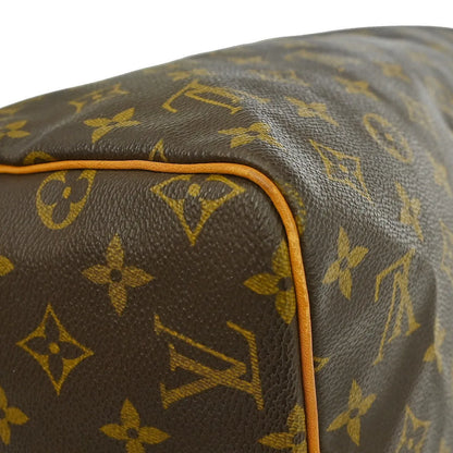 Louis Vuitton Speedy Monogram, Brown, Canvas, Handbag