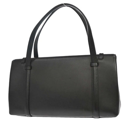 Cartier Cabochon Leather, Black, Leather, Handbag