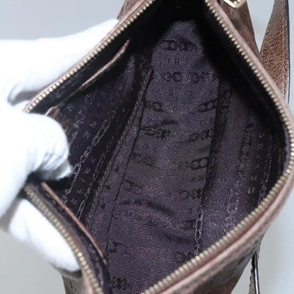 Celine Vintage Leather, Brown, Leather, Shoulder Bag