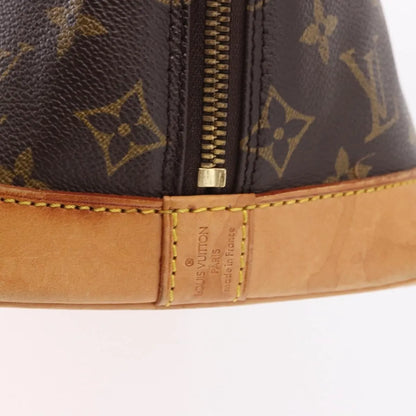 Louis Vuitton Vintage Alma Monogram Canvas, Brown, Canvas, Handbag