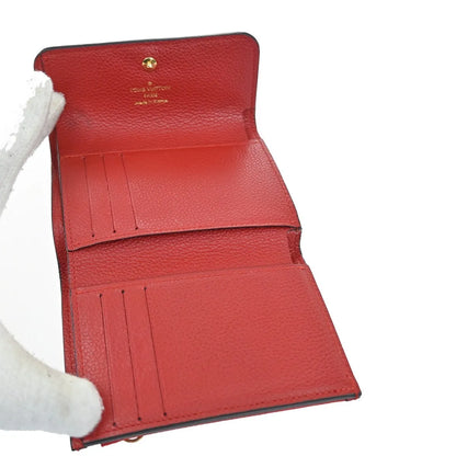 Louis Vuitton Pont Neuf Monogram Empreinte Leather, Red, Leather, Wallet