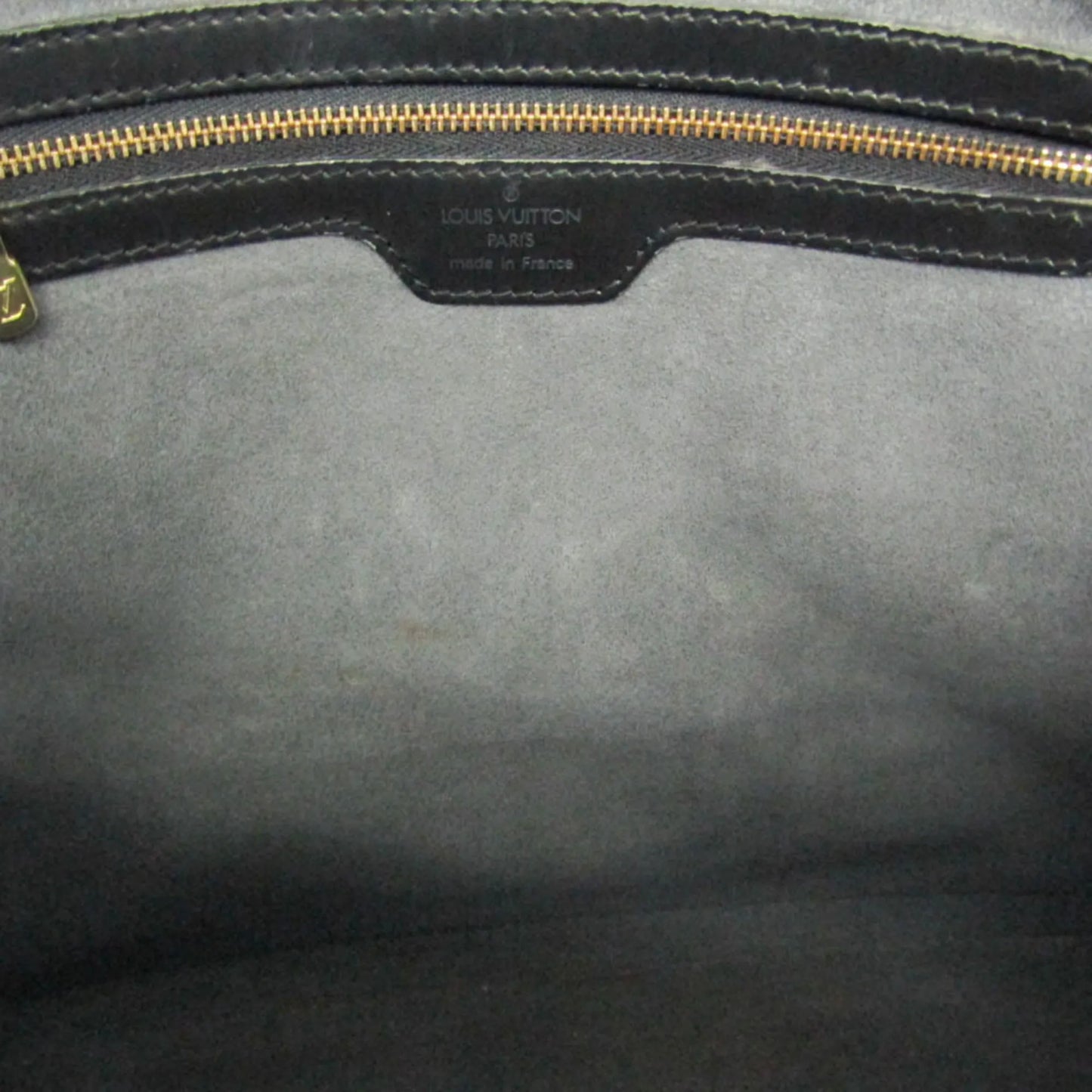 Louis Vuitton Lussac Epi Leather, Black, Leather, Shoulder Bag