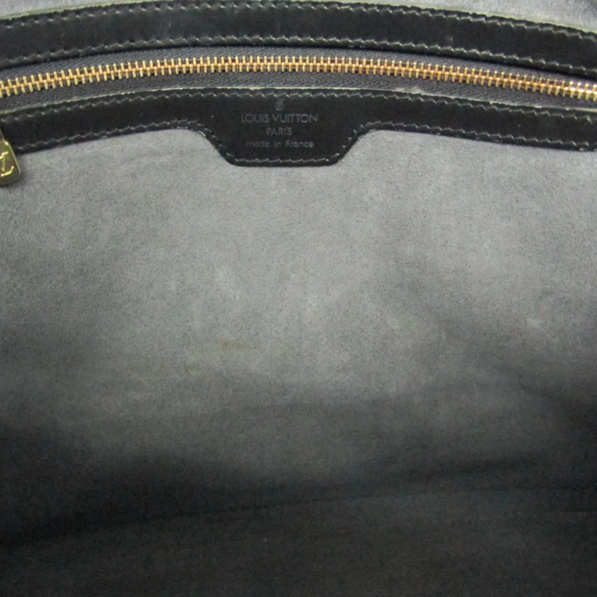 Louis Vuitton Lussac Epi Leather, Black, Leather, Shoulder Bag