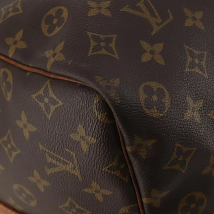 Louis Vuitton Keepall Bandoulière Monogram, Brown, Canvas, Travel Bag