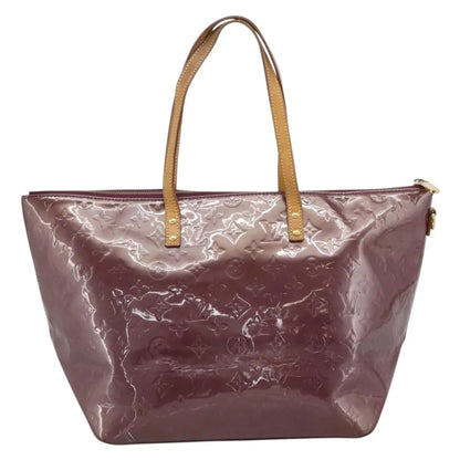 Louis Vuitton Bellevue Monogram Vernis, Purple, Patent Leather, Tote Bag