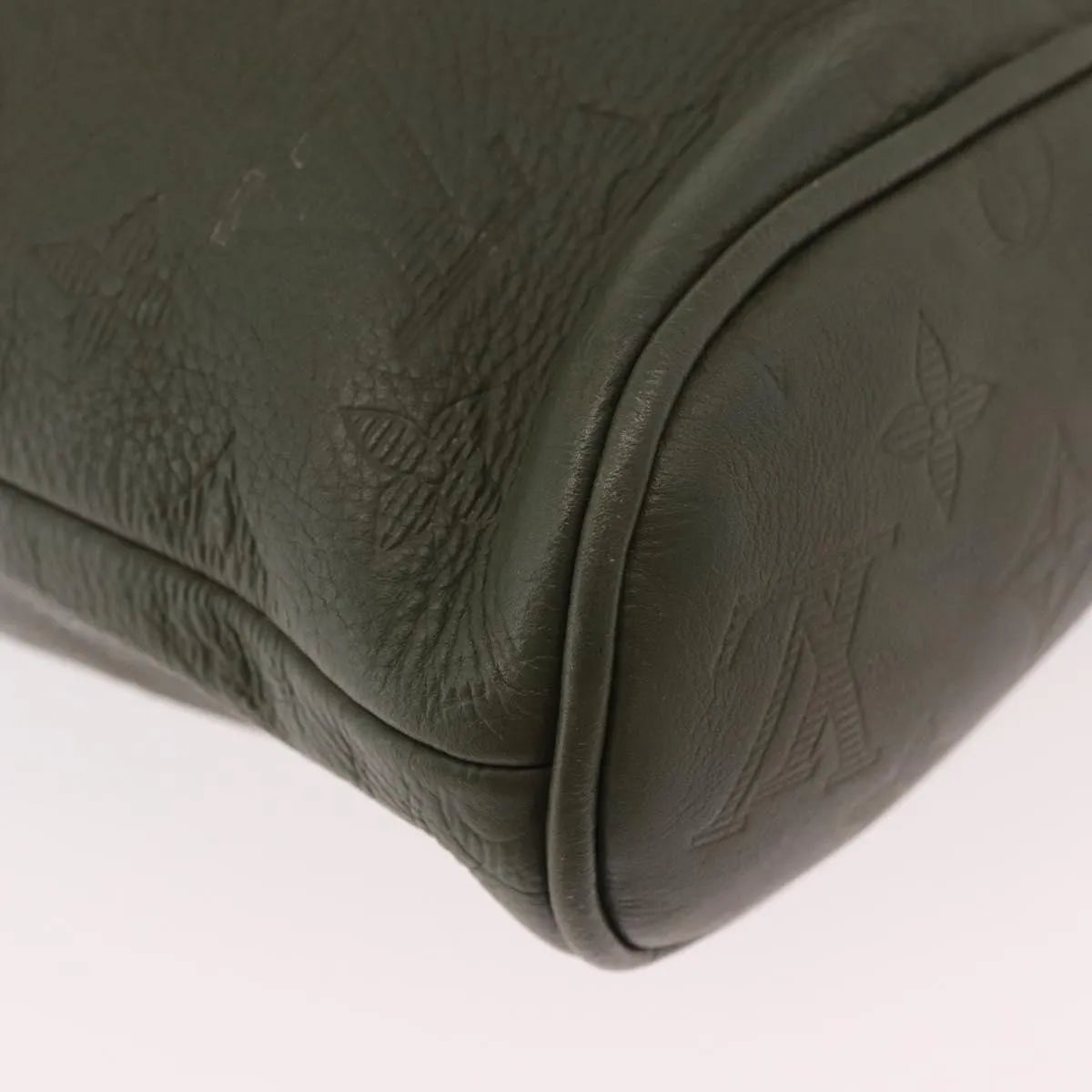 Louis Vuitton Chalk Sling Monogram Shadow Leather, Green, Canvas, Shoulder Bag