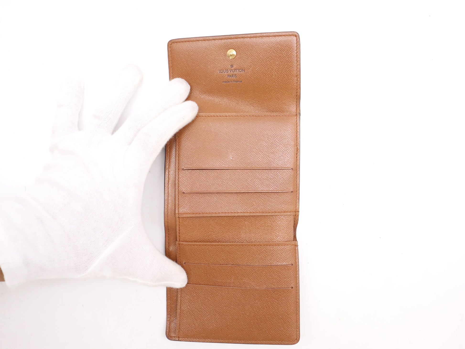 Louis Vuitton Porte Tresor Etui Papiers Monogram Canvas, Brown, Canvas, Wallet