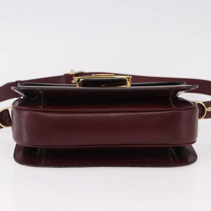 Celine Horse Carriage Leather, Burgundy, Leather, Shoulder Bag