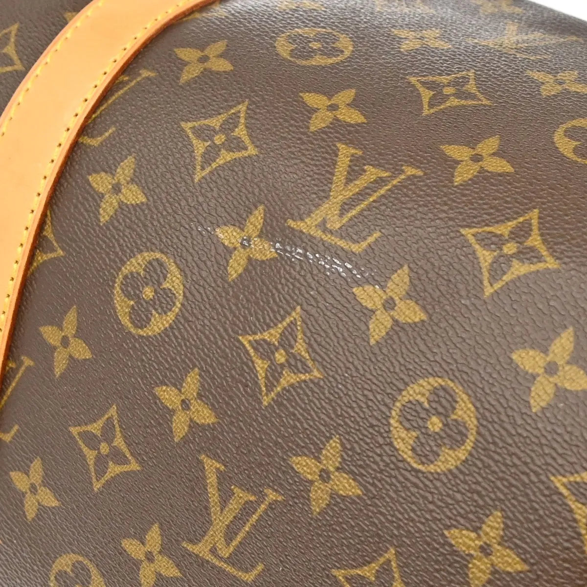 Louis Vuitton Keepall Monogram, Brown, Canvas, Travel Bag