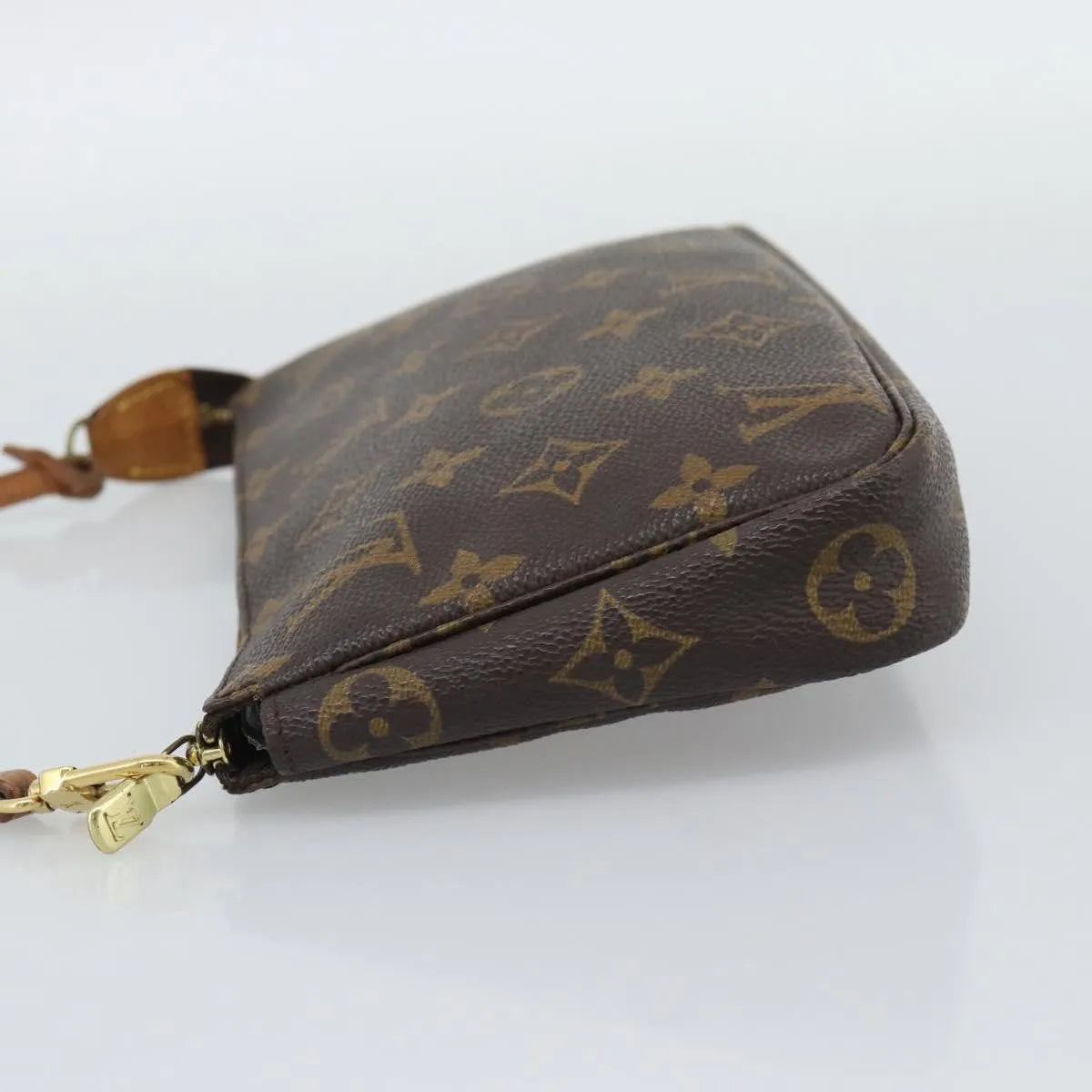Louis Vuitton Pochette Accessoires Monogram, Brown, Canvas, Clutch