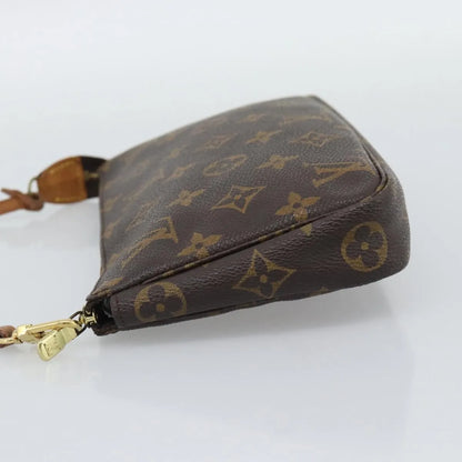 Louis Vuitton Pochette Accessoires Monogram, Brown, Canvas, Clutch