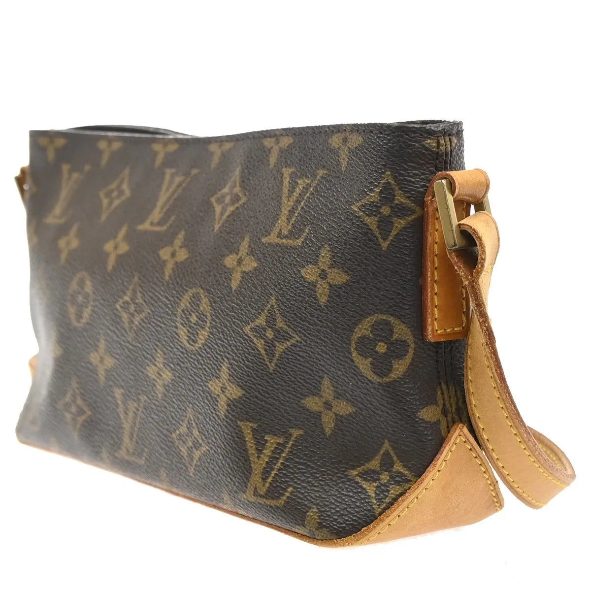 Louis Vuitton Trotteur Monogram Canvas, Brown, Canvas, Shoulder Bag