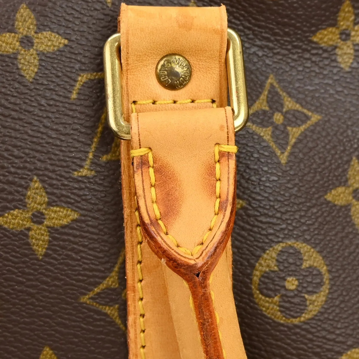 Louis Vuitton Keepall Bandoulière Monogram, Brown, Canvas, Travel Bag