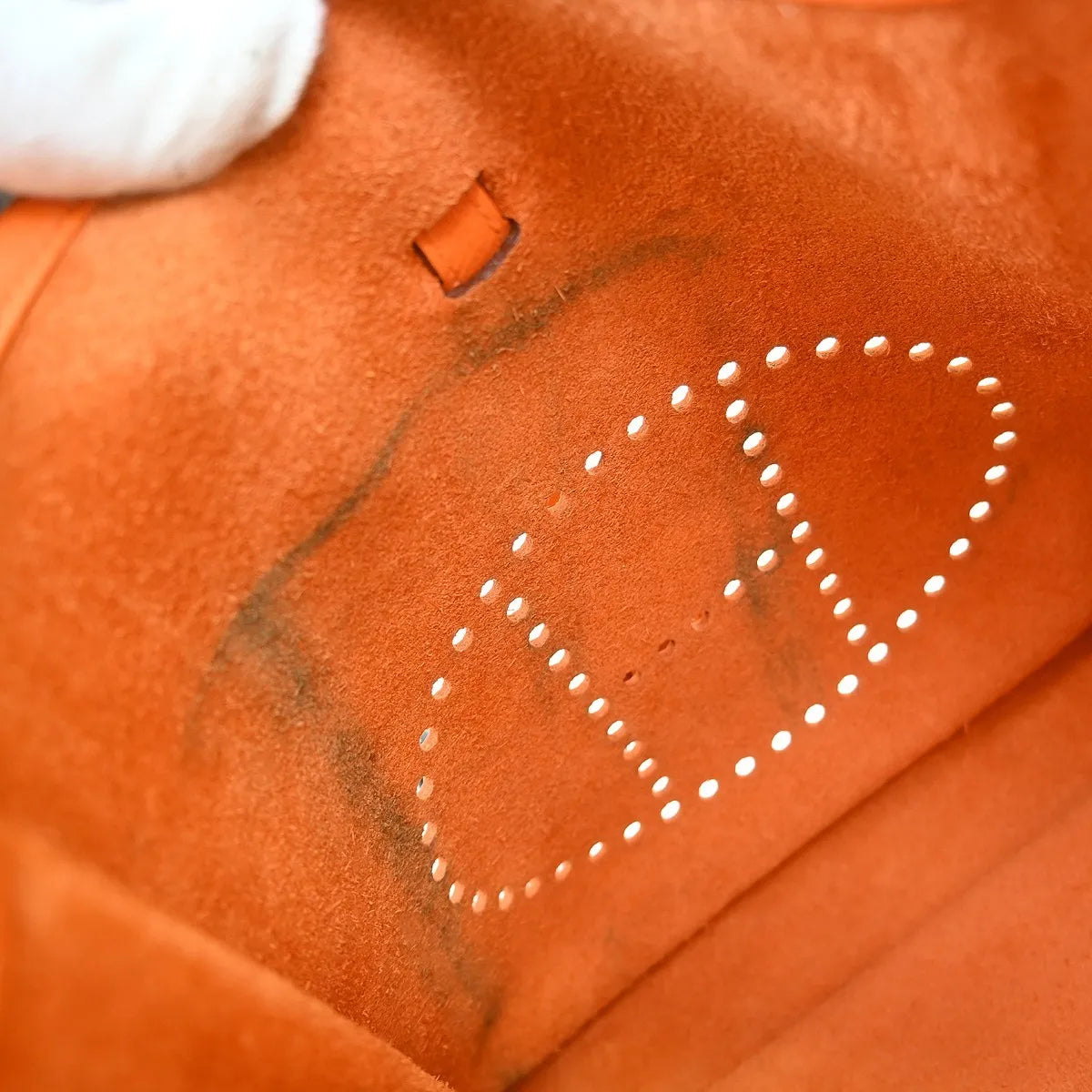 Hermes Evelyne Bag Gen III Clemence, Orange, Leather, Shoulder Bag