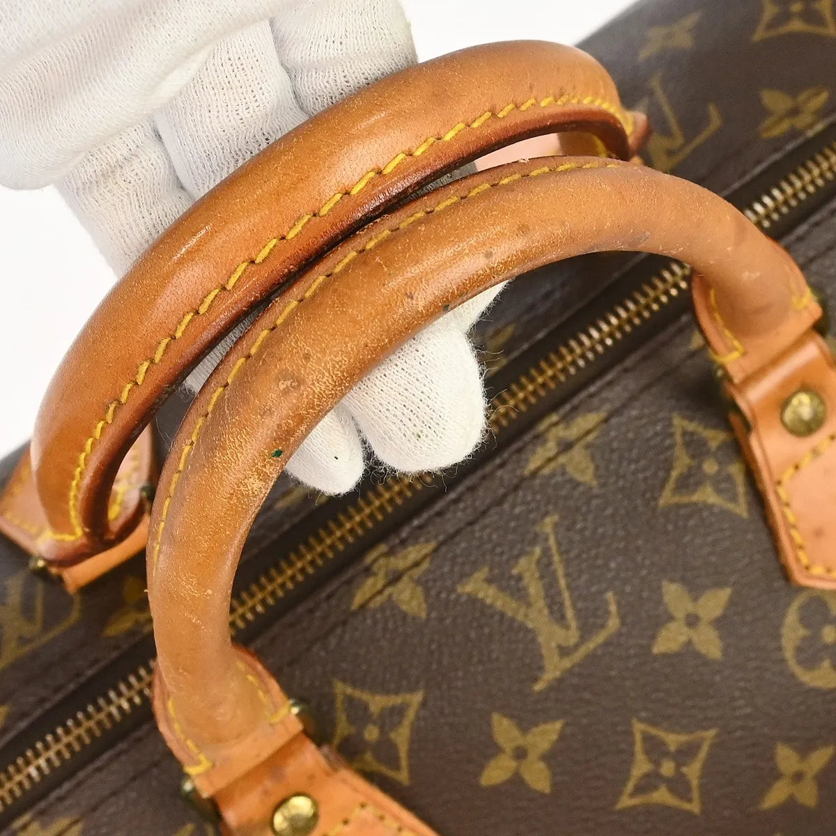 Louis Vuitton Speedy Monogram Canvas, Brown, Canvas, Handbag