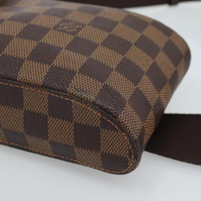 Louis Vuitton Geronimos Waist Damier, Brown, Canvas, Shoulder Bag